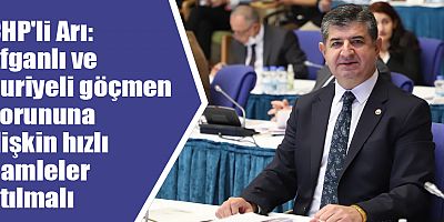 CHP'li Arı: Afganlı ve Suriyeli göçmen sorununa ilişkin hızlı hamleler atılmalı
