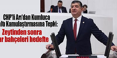 CHP'li Arı'dan Kumluca Çaltı Kamulaştırmasına Tepki: Zeytinden sonra nar bahçeleri hedefte