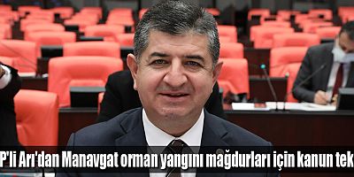 CHP'li Arı'dan Manavgat orman yangını mağdurları için kanun teklifi