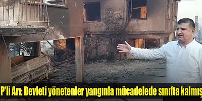 CHP'li Arı: Devleti yönetenler yangınla mücadelede sınıfta kalmıştır