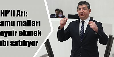 CHP'li Arı: Kamu malları peynir ekmek gibi satılıyor