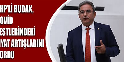 CHP'li Budak, Covid testlerindeki fiyat artışlarını sordu