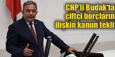 CHP’li Budak'tan çiftçi borçlarına ilişkin kanun teklifi