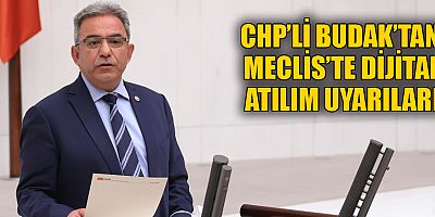 CHP'li Budak'tan Meclis'te dijital atılım uyarıları