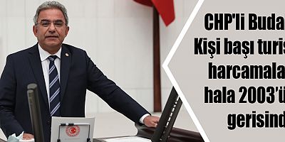 CHP'li Budak: Türkiye'ye gelen turistler yüzde 45 daha az harcrama yapıyor