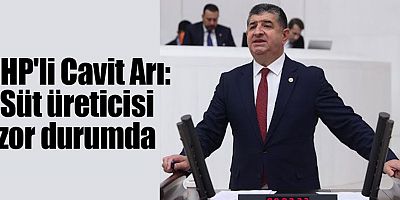 CHP'li Cavit Arı: Süt üreticisi zor durumda