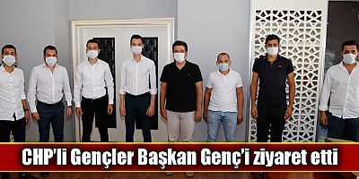 CHP’li Gençler Başkan Genç’i ziyaret etti