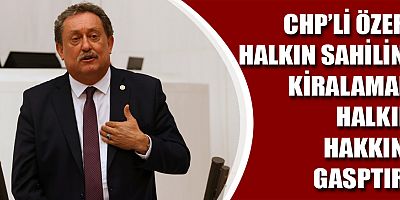 CHP'li Özer: Çevre Bakanlığı kamuoyunu hiç umursamıyor