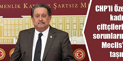 CHP'li Özer kadın çiftçilerin sorunlarını Meclis'e taşıdı