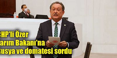 CHP'li Özer, Tarım Bakanı'na Rusya ve domatesi sordu