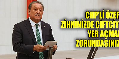 CHP'li Özer: 