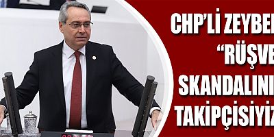 CHP'li Zeybek: 