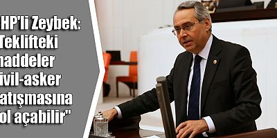 CHP'li Zeybek: 