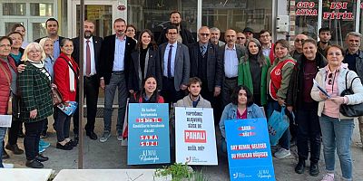 CHP Milletvekili adayları tam kadro Yalvaç’a çıkarma yaptı