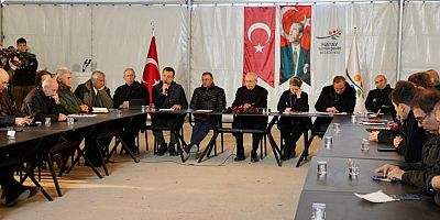 CHP MYK depremin vurduğu Hatay'da toplandı