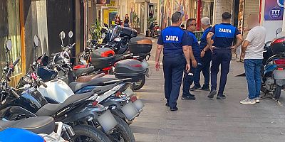 Çiçek Sokak'ta yaya güvenliğine yönelik denetim gerçekleştirildi