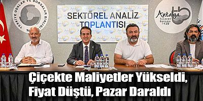 Çiçekte Maliyetler Yükseldi, Fiyat Düştü, Pazar Daraldı