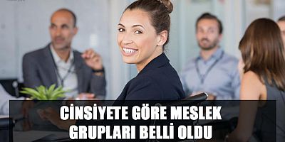 Cinsiyete göre meslek grupları belli oldu