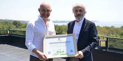 CK Enerji Akdeniz Elektrik’ten ‘7 Mehmet’e yeşil enerji sertifikası