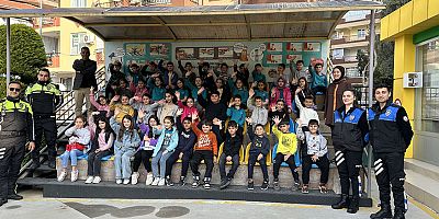 Çocuk Trafik Eğitim Parkı’nda Öğrencilere Uygulamalı Trafik Eğitimi Verildi