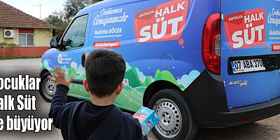 Çocuklar Halk Süt ile büyüyor