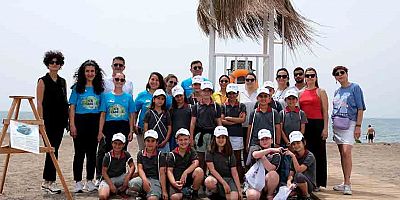 Çocuklar kum zambakları ve carettalarla buluştu