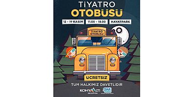 Çocuklara özel tiyatro otobüsü