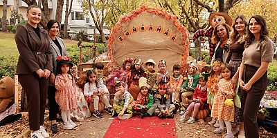 Çolaklı Kreş'ten sonbaharın renkleriyle dolu sanat sokağı