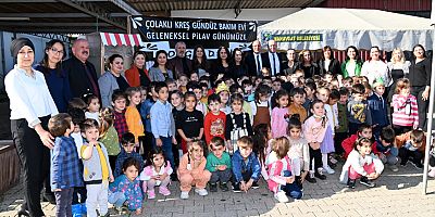 Çolaklı ve Side Kreş'ten pilav günü etkinliği