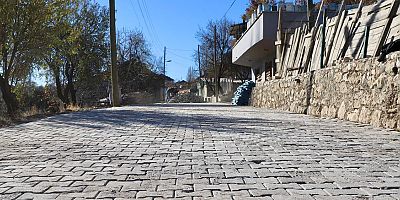 Çomaklı, Sımandır ve Kevzer yollarına yeni parke taşı