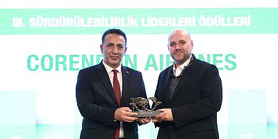 Corendon Airlines’a “Sürdürülebilirlik Liderleri Ödülü”