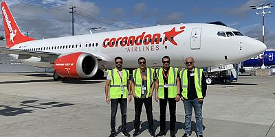 Corendon Airlines filosunu yeni Boeing 737-8 uçağı ile yenilemeye devam ediyor
