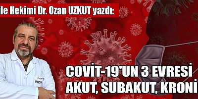 COVİT-19'UN 3 EVRESİ AKUT, SUBAKUT, KRONİK