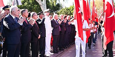 Cumhuriyet Bayramı'nın 101. yılı Manavgat'ta coşkuyla kutlandı