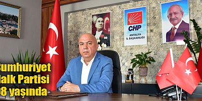 Cumhuriyet Halk Partisi 98 yaşında