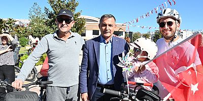 Cumhuriyet için pedal çevirdiler