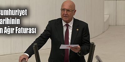 Cumhuriyet Tarihinin En Ağır Faturası