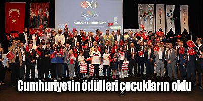 Cumhuriyetin ödülleri çocukların oldu