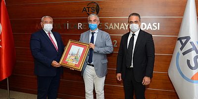 Danimarka Büyükelçisi Danny Annan ATSO’yu ziyaret etti