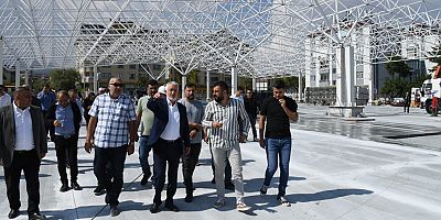 Davraz Çarşamba Kapalı Pazaryerinin Kasım ayı sonunda tamamlanması hedefleniyor