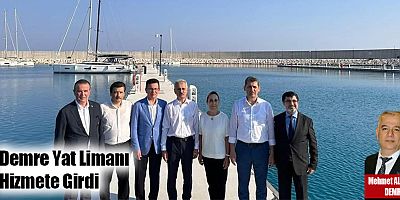 Demre Yat Limanı Hizmete Girdi
