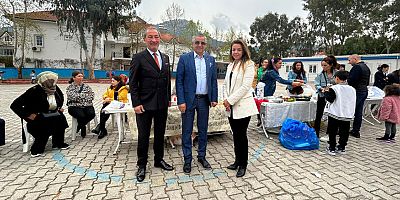 Depremzede vatandaşlar için kermes