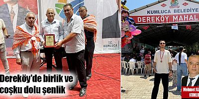 Dereköy'de birlik ve coşku dolu şenlik