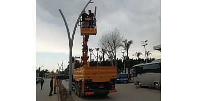 Derviş Eroğlu caddesinde çalışmalar devam ediyor