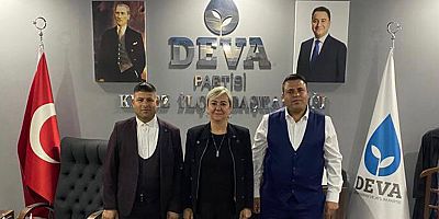 DEVA Partisi Antalya İl Başkanı Öner'den Kepez İlçe Başanlığı'na ziyaret