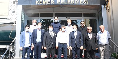 DEVA Partisi Genel Başkan Yardımcısı Şanlıoğlu, Kemer Belediyesi'nde...