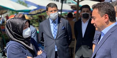 DEVA Partisi Genel Başkanı Ali Babacan’dan esnaf ziyareti
