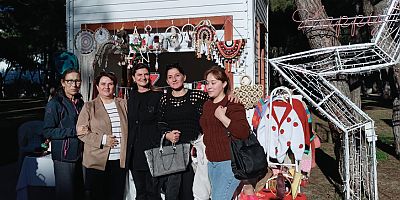 Devalı kadınlardan el emeği çadırlarına ziyaret