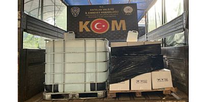 Dezenfektan İsmiyle Sahte Alkol Üreten Tesise Operasyon Yapıldı