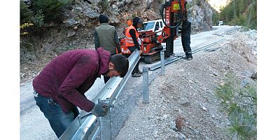 Dim Alacami Yoluna bariyer yapıldı